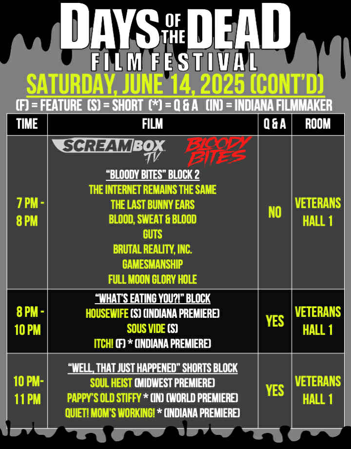 Events Schedule