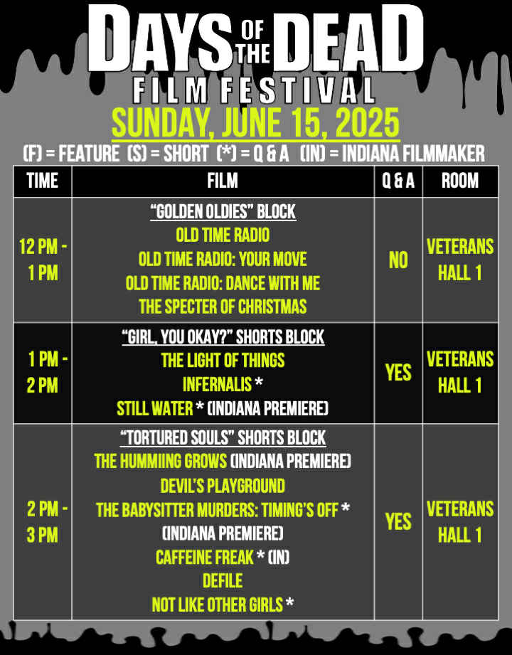 Events Schedule